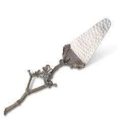 Vagabond House Acorn & Oak Leaf Handle Pie Server