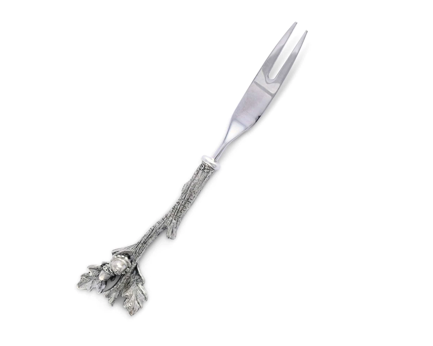 Vagabond House Majestic Forest Acorn & Oak Leaf Hors D'oeuvre Fork 1 Vagabond House Majestic Forest Acorn & Oak Leaf Hors D'oeuvre Fork