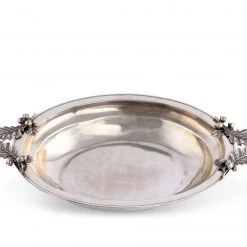 Vagabond House Acorn & Oak Leaf Pewter Serving Dish
