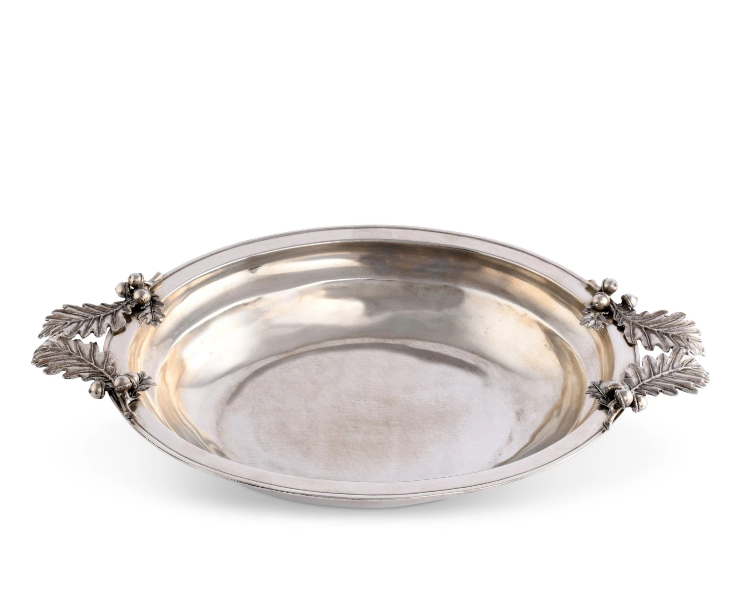 Vagabond House Acorn & Oak Leaf Pewter Serving Dish 2 Vagabond House Acorn & Oak Leaf Pewter Serving Dish