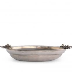 Vagabond House Acorn & Oak Leaf Pewter Serving Dish 5 Vagabond House Acorn & Oak Leaf Pewter Serving Dish