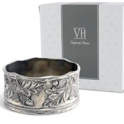 Vagabond House Acorn Oak & Leaf Pewter Wine Coaster