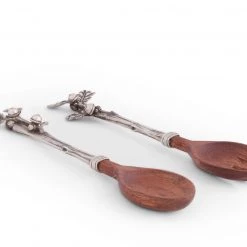 Vagabond House Salad Serving Sets & Serving Spoons Acorn & Oak Leaf Salad Server Set