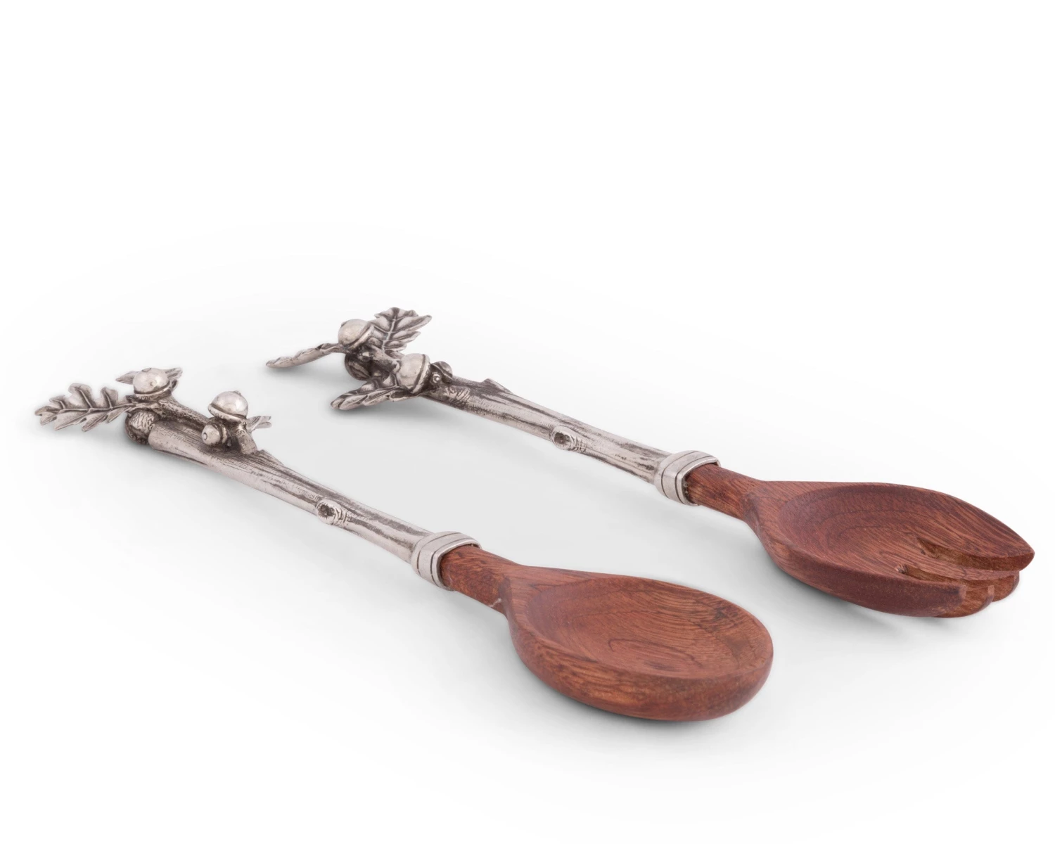 Vagabond House Salad Serving Sets & Serving Spoons Acorn & Oak Leaf Salad Server Set 2 Vagabond House Salad Serving Sets & Serving Spoons Acorn & Oak Leaf Salad Server Set