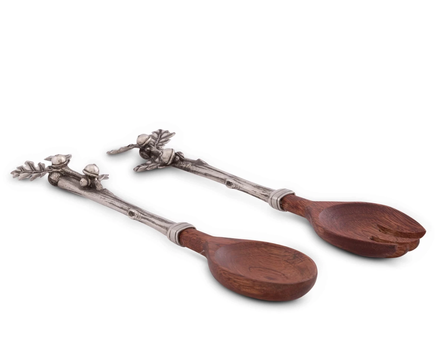 Vagabond House Salad Serving Sets & Serving Spoons Acorn & Oak Leaf Salad Server Set 3 Vagabond House Salad Serving Sets & Serving Spoons Acorn & Oak Leaf Salad Server Set