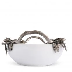 Vagabond House Acorn Oak & Leaf Stoneware Serving Dish Majestic Forest 8 Vagabond House Acorn Oak & Leaf Stoneware Serving Dish Majestic Forest