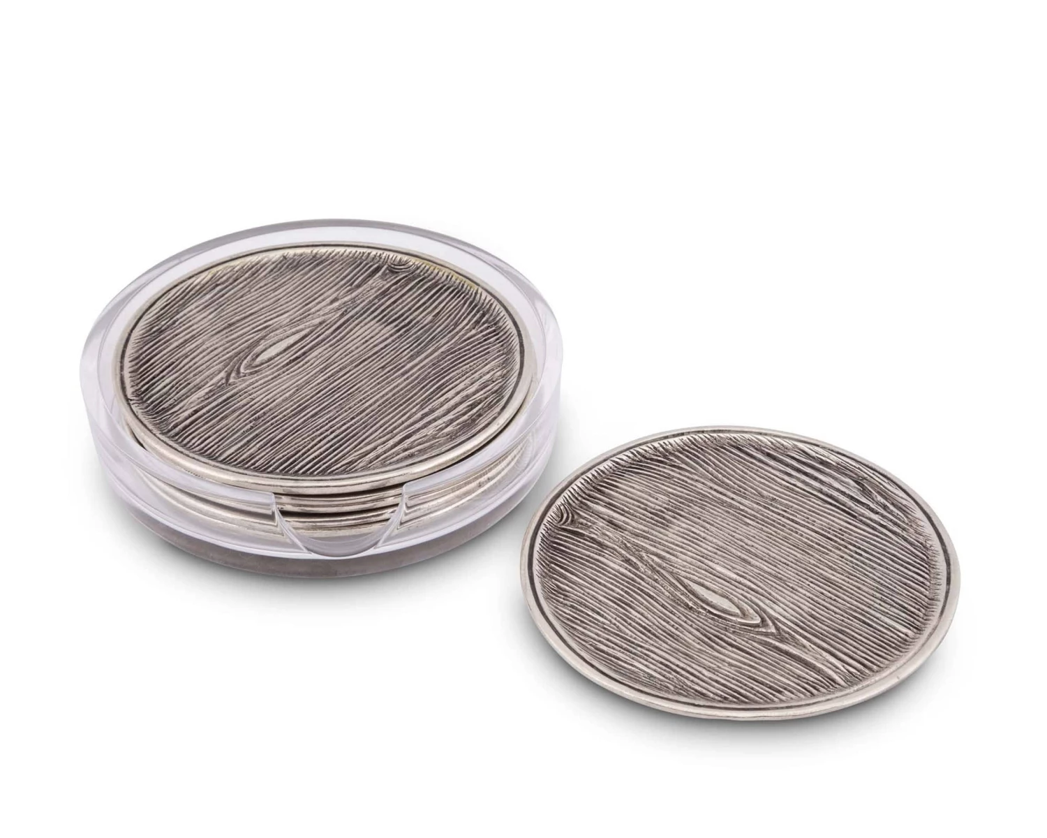 Vagabond House Faux Wood Coaster Set 1 Vagabond House Faux Wood Coaster Set