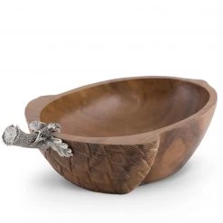 Vagabond House Nut Bowls Rustic Acorn Nut Bowl