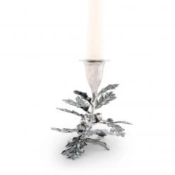 Vagabond House Oak Leaf Candlestick - 1 Taper Majestic Forest