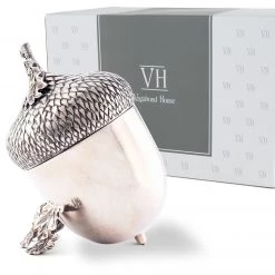 Vagabond House Nut Bowls Pewter Acorn Bowl