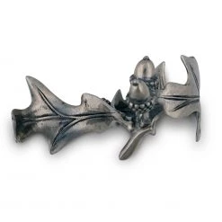 Vagabond House Pewter Acorn & Oak Leaf Napkin Ring Majestic Forest