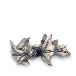 Vagabond House Pewter Acorn & Oak Leaf Napkin Ring Majestic Forest