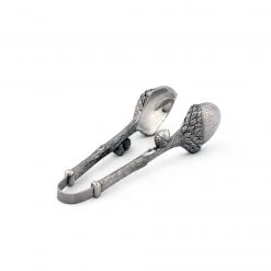 Vagabond House Majestic Forest Pewter Acorn Pattern Nut / Sugar Tongs 7 Vagabond House Majestic Forest Pewter Acorn Pattern Nut / Sugar Tongs