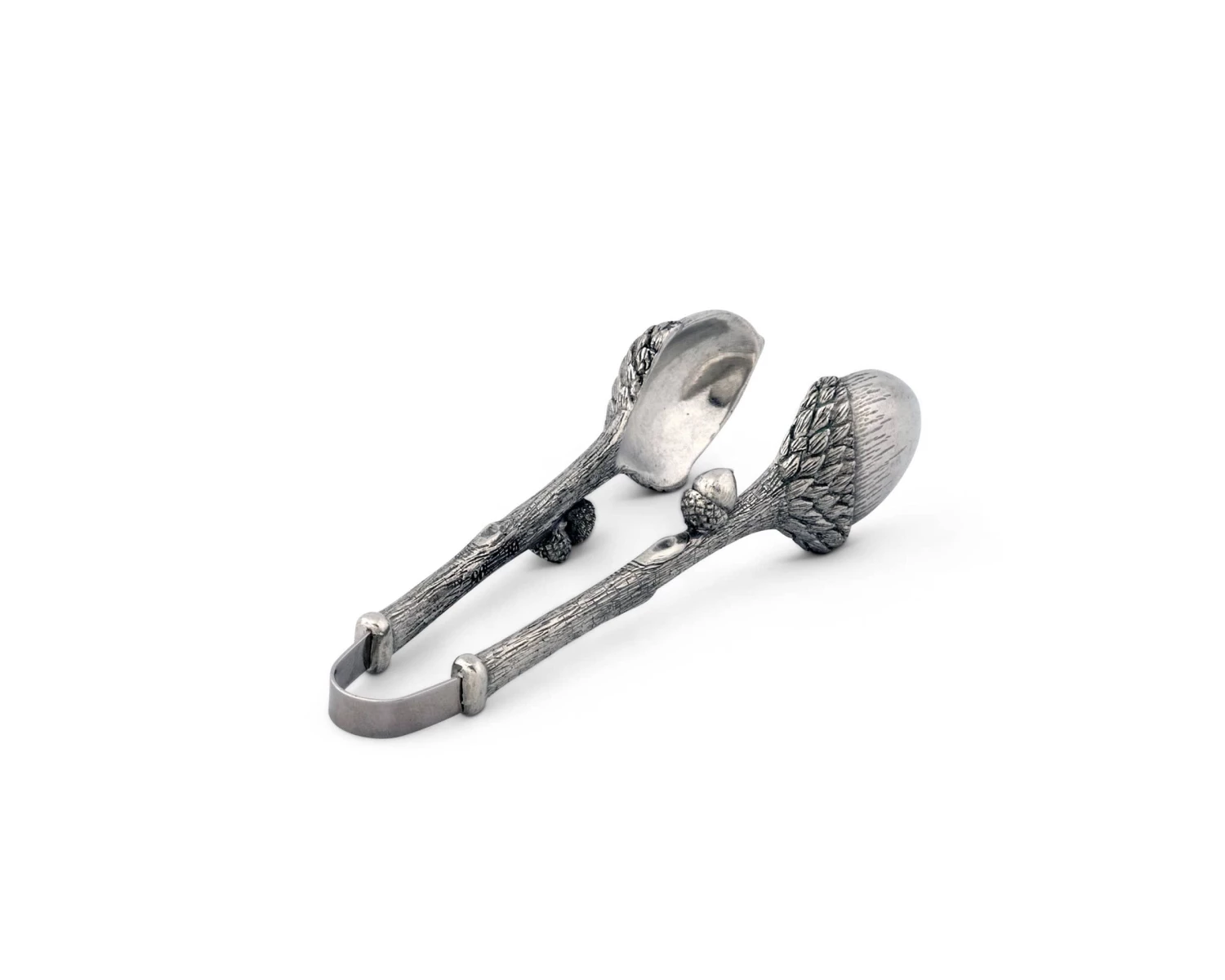 Vagabond House Majestic Forest Pewter Acorn Pattern Nut / Sugar Tongs 3 Vagabond House Majestic Forest Pewter Acorn Pattern Nut / Sugar Tongs