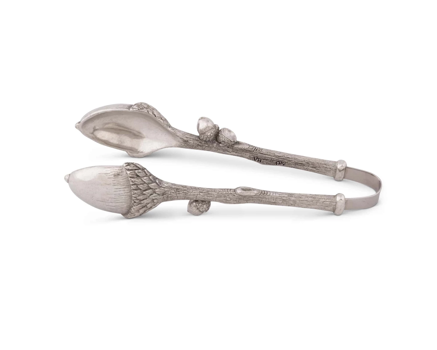 Vagabond House Majestic Forest Pewter Acorn Pattern Nut / Sugar Tongs 5 Vagabond House Majestic Forest Pewter Acorn Pattern Nut / Sugar Tongs