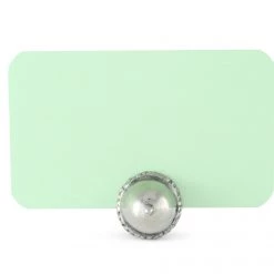 Vagabond House Sales 2022 35 Vagabond House Place Card Holders Pewter Acorn Place Card Holder