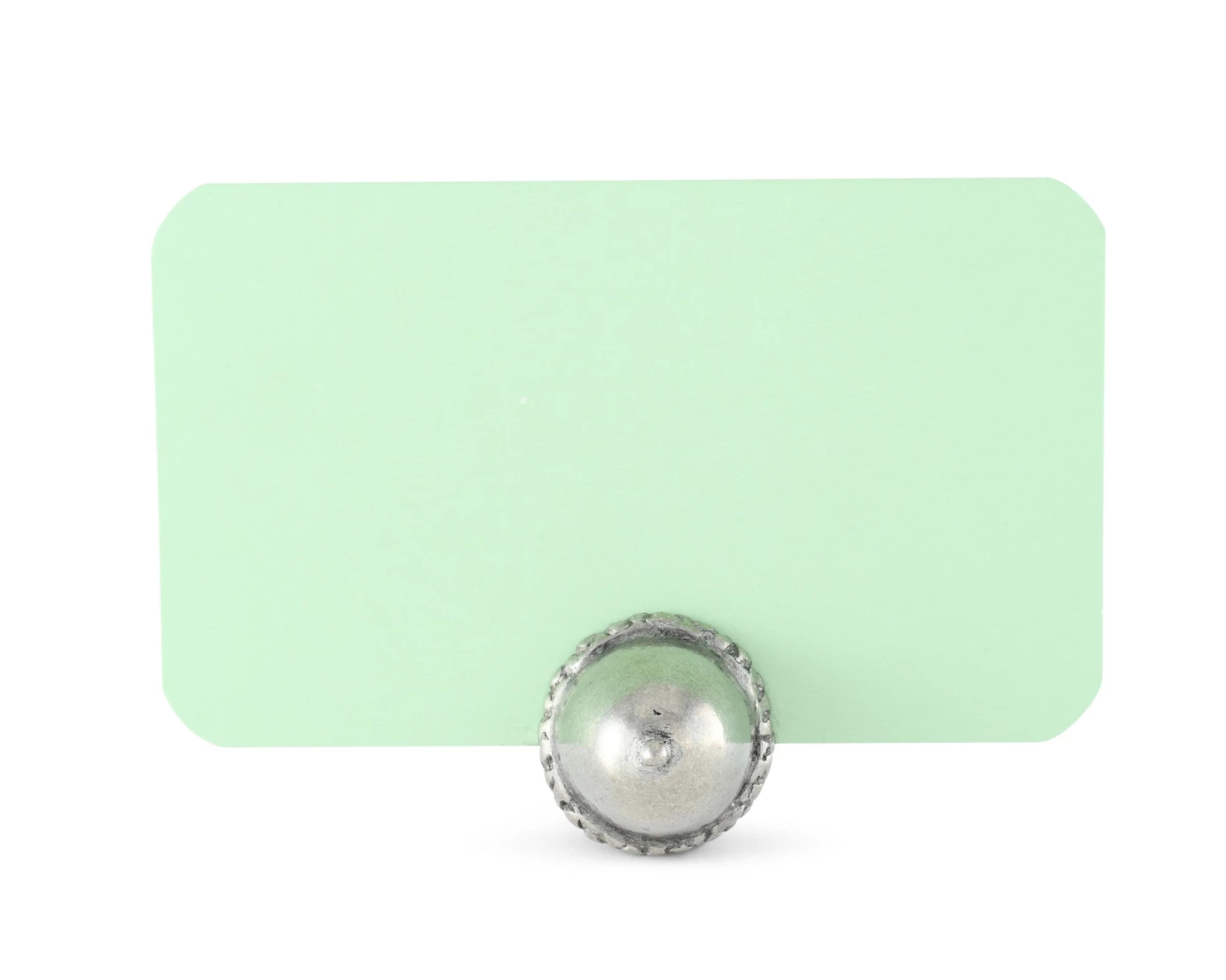 Vagabond House Place Card Holders Pewter Acorn Place Card Holder 1 Vagabond House Place Card Holders Pewter Acorn Place Card Holder