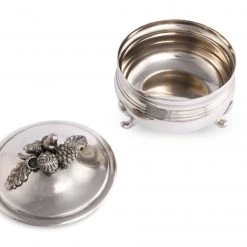 Vagabond House Pewter Acorn Sauce Bowl Majestic Forest