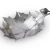 Vagabond House Pewter Forest Leaf Dish Majestic Forest