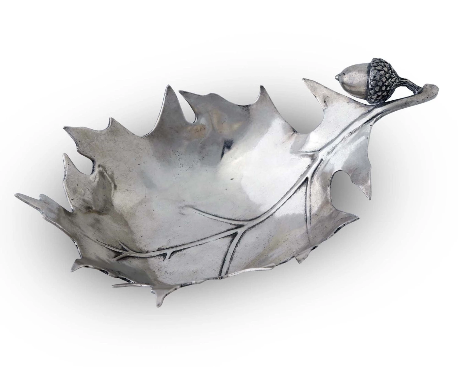 Vagabond House Pewter Forest Leaf Dish Majestic Forest 1 Vagabond House Pewter Forest Leaf Dish Majestic Forest