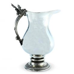 Vagabond House Pewter Oak Leaf Pitcher Majestic Forest
