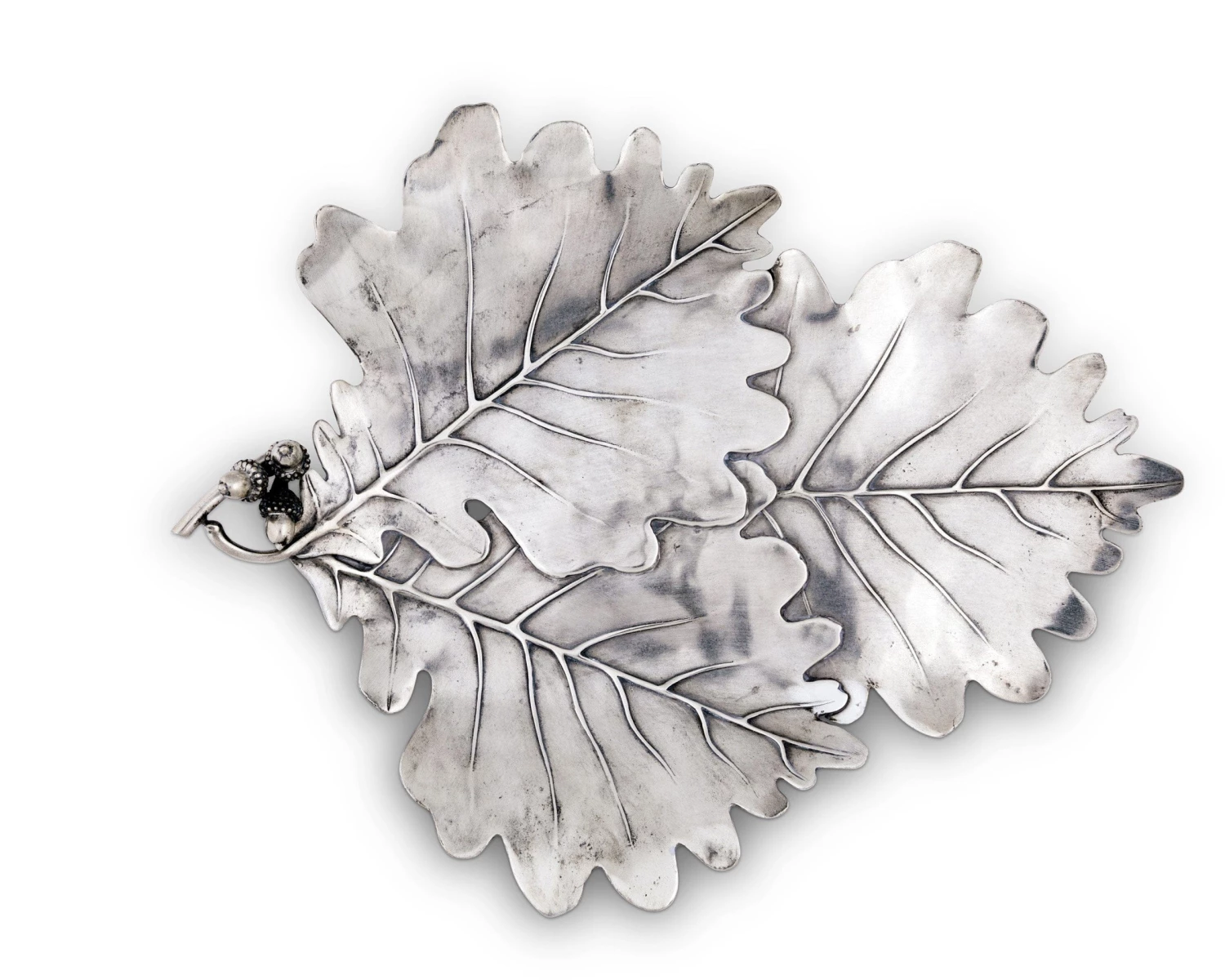 Vagabond House Pewter White Oak Leaf Platter 1 Vagabond House Pewter White Oak Leaf Platter