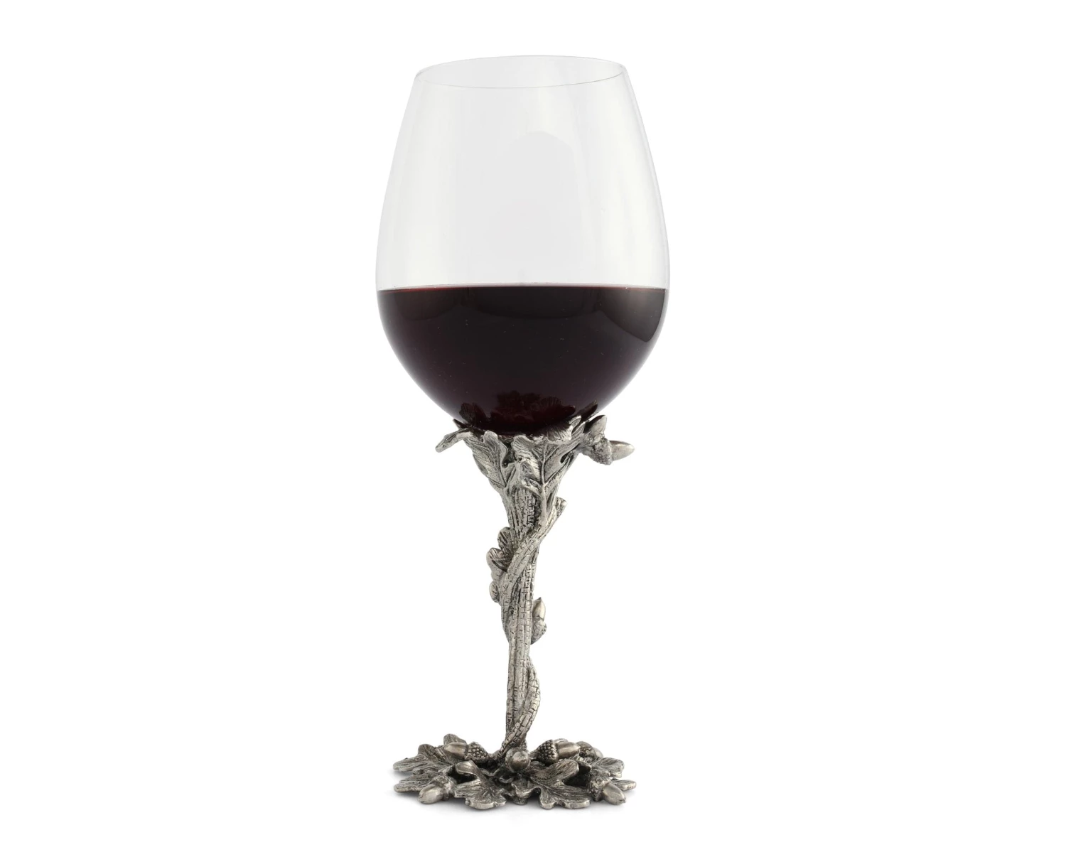 Vagabond House Acorn & Oak Leaf Stemware Majestic Forest 4 Vagabond House Acorn & Oak Leaf Stemware Majestic Forest