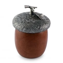 Vagabond House Wood Acorn Ice Bucket Majestic Forest