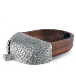 Vagabond House Nut Bowls Wood Acorn Nut Bowl