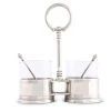 Vagabond House Classic Pewter DBL Condiment Server Medici Living