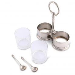 Vagabond House Classic Pewter DBL Condiment Server Medici Living 7 Vagabond House Classic Pewter DBL Condiment Server Medici Living