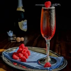 Vagabond House Classic Pewter Stem Champagne Flute