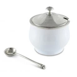 Vagabond House Classic Sugar Bowl And Spoon