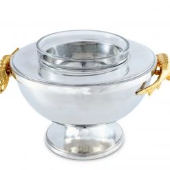 Vagabond House Gold Sturgeon Caviar Server Medici Living