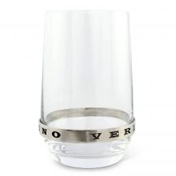 Vagabond House Medici Living In Vino Veritas Stemless White Wine Glass