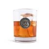 Vagabond House Lion Head Double Old Fashion Bar Glass