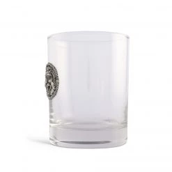 Vagabond House Lion Head Double Old Fashion Bar Glass