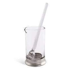 Vagabond House Mixing Pitcher And Stirrer - Hatched Glass Medici Living 5 Vagabond House Mixing Pitcher And Stirrer - Hatched Glass Medici Living