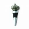 Vagabond House Pewter Crown Bottle Stopper Medici Living