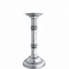 Vagabond House Medici Living Classic Pewter Pillar Candlestick