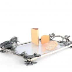 Vagabond House Morning Hunt Duck Glass Serving Tray