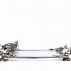 Vagabond House Morning Hunt Duck Glass Serving Tray