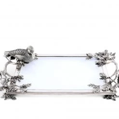 Vagabond House Morning Hunt Duck Glass Serving Tray