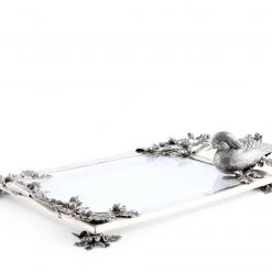 Vagabond House Morning Hunt Duck Glass Serving Tray