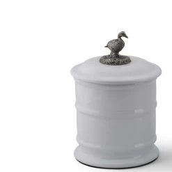 Vagabond House Morning Hunt Duck Stoneware Canister