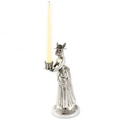 Vagabond House Lady Hare Tall Candlestick Morning Hunt