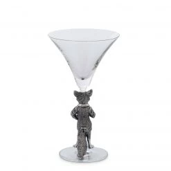 Vagabond House Hunting Dressed Fox Cocktail / Martini Glass