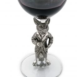 Vagabond House Hunting Dressed Fox Wine Glass