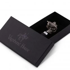 Vagabond House Morning Hunt Labrador & Duck Pewter Bottle Stopper