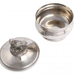 Vagabond House Morning Hunt Pewter Duck Sauce Bowl
